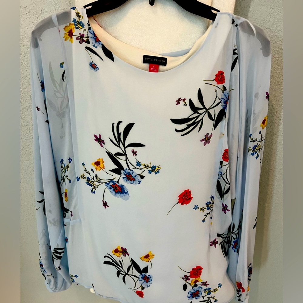 Vince Camuto Women's Floral Blouse - Multicolor